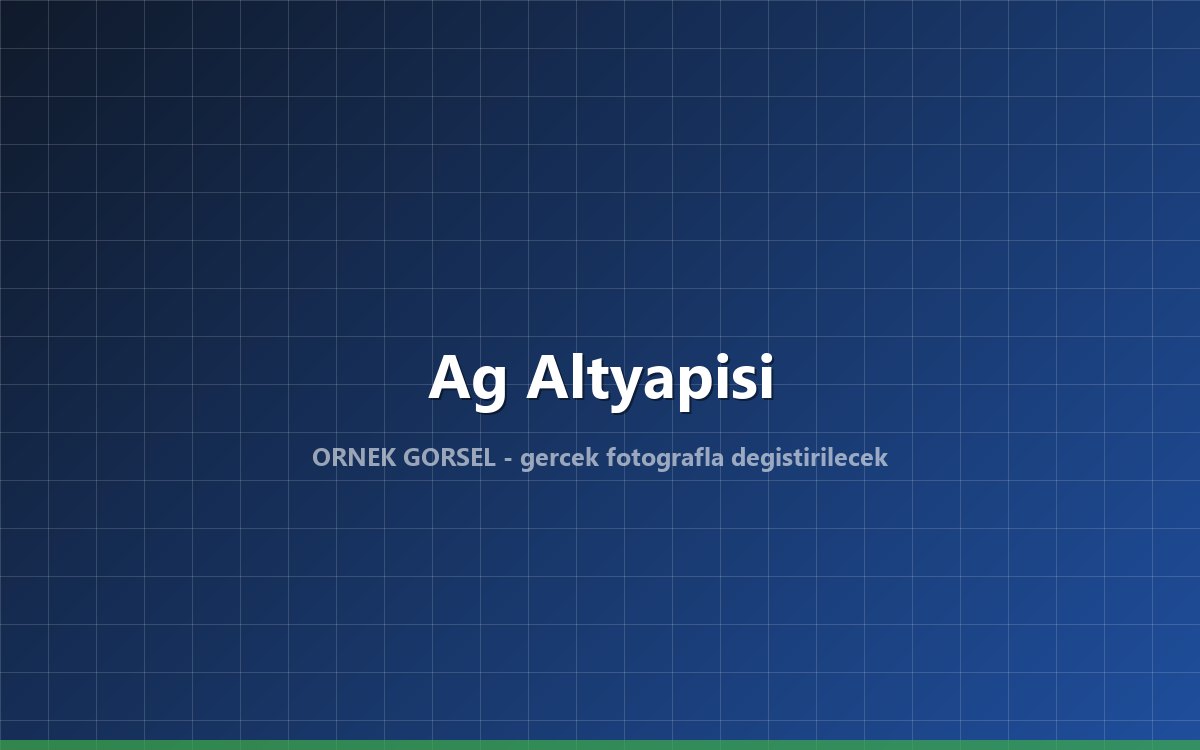 Ofis binası yapısal kablolama ve ağ kurulumu