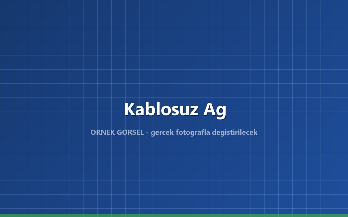 Kablosuz ağ kapsama iyileştirmesi